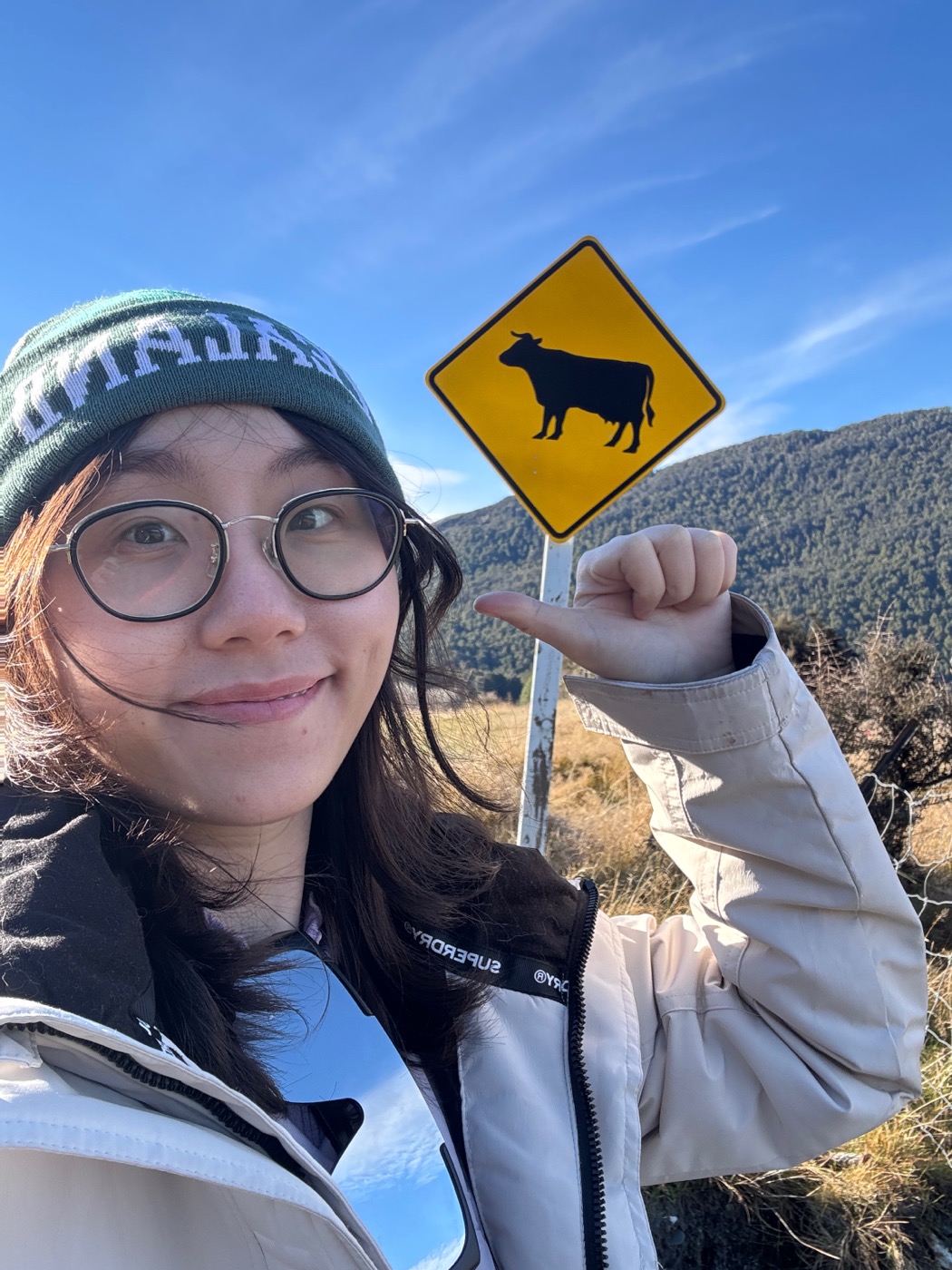 Zicheng Su in the field